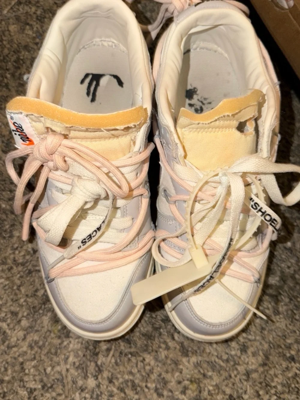Off White x Nike Dunks Lot 9 of 50 Authentic 5Y/6.5W